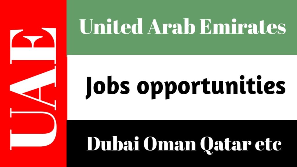 United Arab Emirates Latest Jobs Apply Online